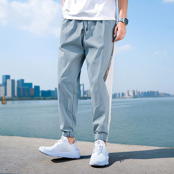 men's pants 2021 fashion loose slim fit elasticated for youth sport quick dry trend summer nine-minute slacks men, Black
men's pants 2021 fashion loose slim fit elasticated for youth sport quick dry trend summer nine-minute slacks men, Black