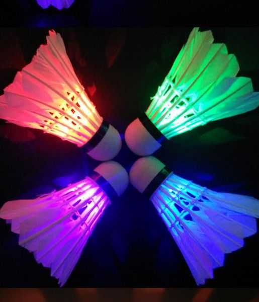 8pcs lighting badminton dark night colorful led goose feather foam ball head resistant to playing luminous badminton
8pcs lighting badminton dark night colorful led goose feather foam ball head resistant to playing luminous badminton