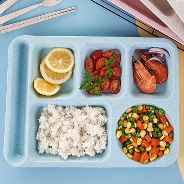 flatware sets portable eco-friendly wheat straw 6-compartment lunch container meal storage picnic tray with fork spoon & chopsticks
flatware sets portable eco-friendly wheat straw 6-compartment lunch container meal storage picnic tray with fork spoon & chopsticks