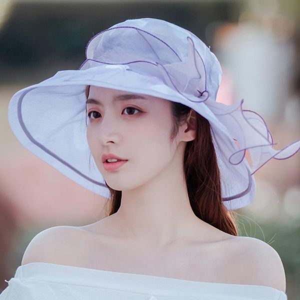wide brim hats summer women floral floppy large cap folding velvet beach sun hat retro temperament big bow caps, Blue;gray
wide brim hats summer women floral floppy large cap folding velvet beach sun hat retro temperament big bow caps, Blue;gray