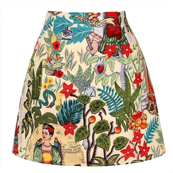 cotton short skirt 2020 women ladies summer mini skirt vintage punk floral print skirts falda corta, Black
cotton short skirt 2020 women ladies summer mini skirt vintage punk floral print skirts falda corta, Black