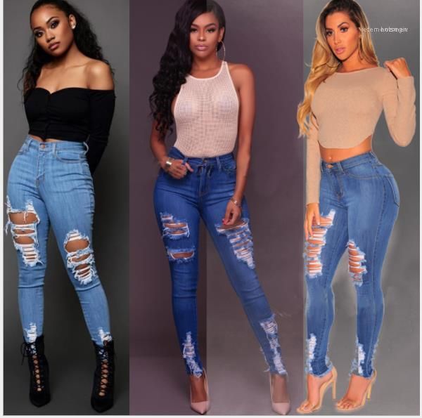 slim skinny elasticity zipper high waist pencil pants fashion womens jeans holes designer jeans womens washed sexy, Blue
slim skinny elasticity zipper high waist pencil pants fashion womens jeans holes designer jeans womens washed sexy, Blue
