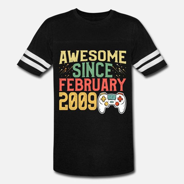 awesome since february 2009 birthday gift t shirt men personalized cotton crew neck gift basic summer natural shirt
awesome since february 2009 birthday gift t shirt men personalized cotton crew neck gift basic summer natural shirt