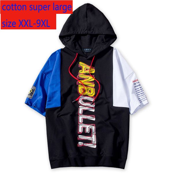 new arrival fashion suepr large hooded thin short sleeve casual turn-down collar print knitted t shirt men plus size 2xl-8xl 9xl, White;black
new arrival fashion suepr large hooded thin short sleeve casual turn-down collar print knitted t shirt men plus size 2xl-8xl 9xl, White;black