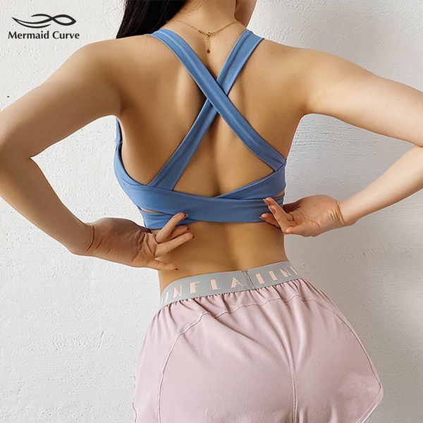 mermaid curve deep v women yoga bra workout running bra back cross comfortable gather quakeproof sports 2020 new, White;black
mermaid curve deep v women yoga bra workout running bra back cross comfortable gather quakeproof sports 2020 new, White;black