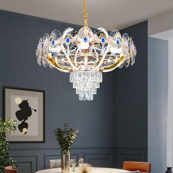 modern luxury led chandelier light creative lights atmospheric crystal pendant lights living room bedroom dining room pendant lamps
modern luxury led chandelier light creative lights atmospheric crystal pendant lights living room bedroom dining room pendant lamps