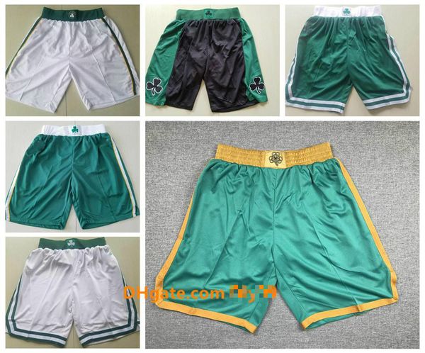 

mens boston celtics jersey 11 irving 7 brown 33 bird 0 tatum stitched vintage breathable pants sweatpants classic basketball shorts, Black