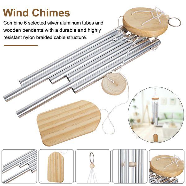 birthday outdoor decoration patio wind chimes aluminum tube hanging ornament
birthday outdoor decoration patio wind chimes aluminum tube hanging ornament