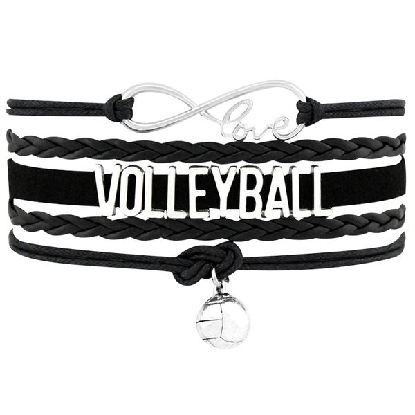 trendy infinity love volleyball sports fans gift jewelry drop shipping christmas gift men's bracelets for women, Golden;silver
trendy infinity love volleyball sports fans gift jewelry drop shipping christmas gift men's bracelets for women, Golden;silver