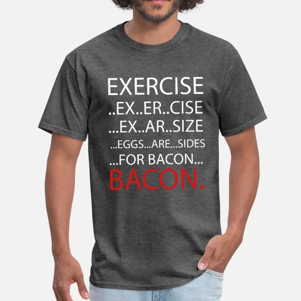 упражнение или bacon тенниска мужчины индивидуальные 100% хлопок круглым воротом оригинальный fit смешной лето урожай рубашка
упражнение или bacon тенниска мужчины индивидуальные 100% хлопок круглым воротом оригинальный fit смешной лето урожай рубашка
