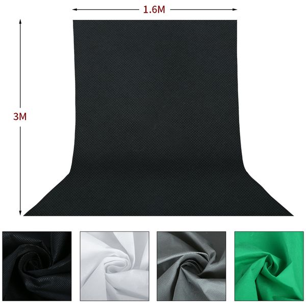 pgraphy 4pcs 1.6x3m background backdrops green screen chroma key for p studio non woven 4 colors white black green grey
pgraphy 4pcs 1.6x3m background backdrops green screen chroma key for p studio non woven 4 colors white black green grey