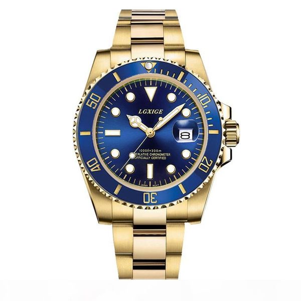 submarine role gold watch men sports watches 40mm quartz watch waterproof 50m sport watches, Slivery;brown
submarine role gold watch men sports watches 40mm quartz watch waterproof 50m sport watches, Slivery;brown