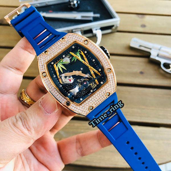 version rm 26-01 panda skeleton dial rose gold diamond case japan miyota automatic movement sapphire rm 26-01mens watch rubber watches, Slivery;brown
version rm 26-01 panda skeleton dial rose gold diamond case japan miyota automatic movement sapphire rm 26-01mens watch rubber watches, Slivery;brown