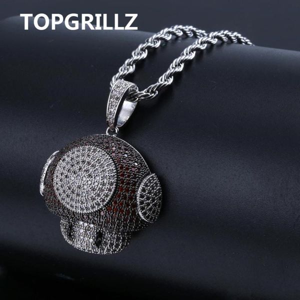rillz hip hop shiny colorful mushroom pendant necklace charm for men women gold silver color cubic zircon jewelry rope chain
rillz hip hop shiny colorful mushroom pendant necklace charm for men women gold silver color cubic zircon jewelry rope chain