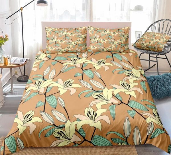 bedding sets flowers duvet cover set retro floral lily flower bed linen luxury girls home textile microfiber bedclothes
bedding sets flowers duvet cover set retro floral lily flower bed linen luxury girls home textile microfiber bedclothes