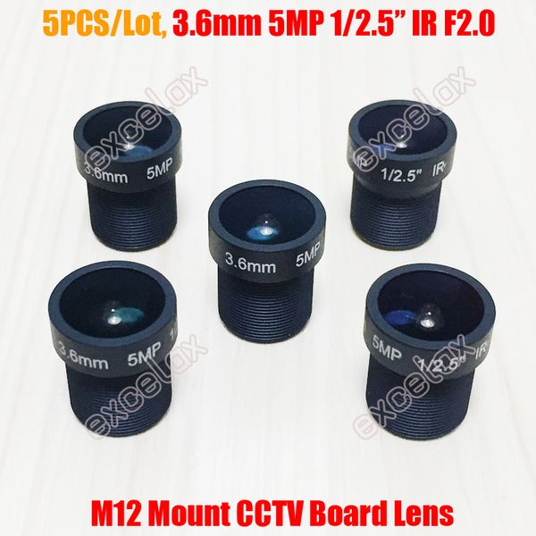 lens 5pcs/lot 5mp 1/2.5" 3.6mm f2.0 fixed iris ir mtv m12 mount cctv board for 1080p 2mp 3mp 4mp 5 megapixel analog ip camera
lens 5pcs/lot 5mp 1/2.5" 3.6mm f2.0 fixed iris ir mtv m12 mount cctv board for 1080p 2mp 3mp 4mp 5 megapixel analog ip camera