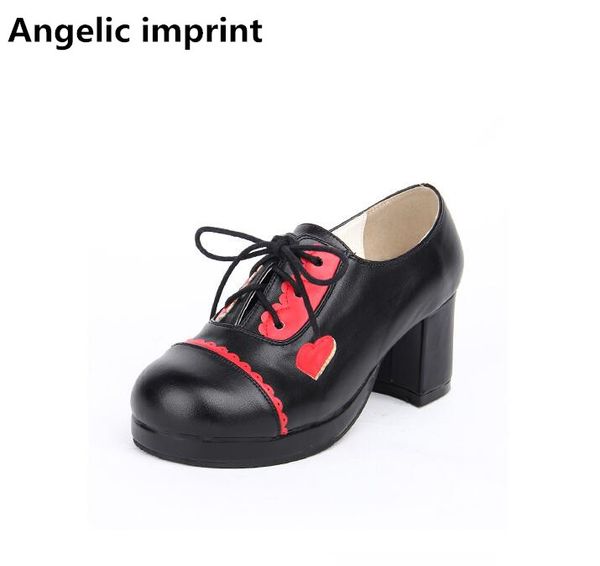 angelic imprint woman mori girl lolita cosplay shoes lady high heels pumps women princess dress party shoes lacework heart 6.5cm, Black
angelic imprint woman mori girl lolita cosplay shoes lady high heels pumps women princess dress party shoes lacework heart 6.5cm, Black