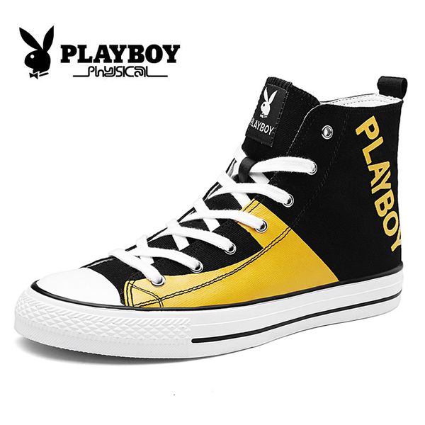 playboy new men boots canvas outdoor ankle boots male lace up anti-slip mens british sneakers zapatos de hombre pz2930005, Black 
playboy new men boots canvas outdoor ankle boots male lace up anti-slip mens british sneakers zapatos de hombre pz2930005, Black