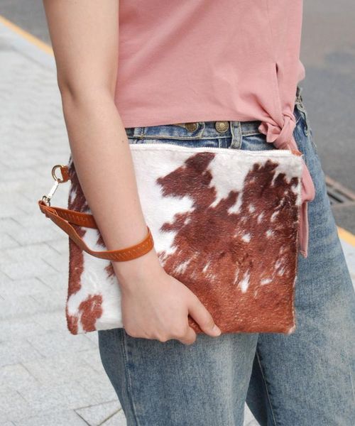 wholesale size suede cow clutch, women brown cowhide fur crossbody dom1061431
wholesale size suede cow clutch, women brown cowhide fur crossbody dom1061431