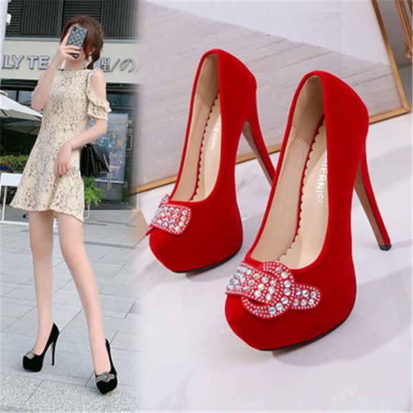 2020 platform pumps women shoes high heels 14cm female shoes stiletto ladies wedding party pink large sizes 35-46, Black
2020 platform pumps women shoes high heels 14cm female shoes stiletto ladies wedding party pink large sizes 35-46, Black