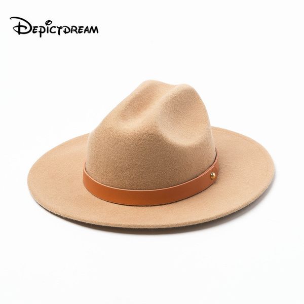 new autumn winter fashion leisure wool fine and smooth belt decoration children's jazz wool felt formal hat spring size 55cm, Blue;gray
new autumn winter fashion leisure wool fine and smooth belt decoration children's jazz wool felt formal hat spring size 55cm, Blue;gray