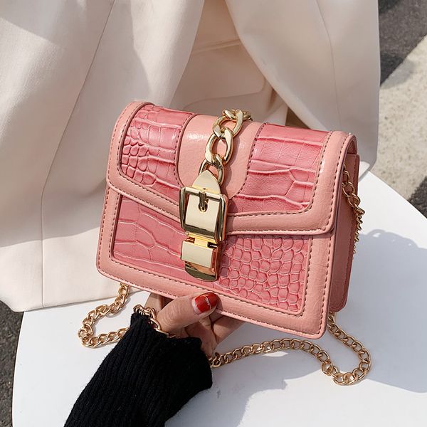 2020 crocodile chain mini bag women's bag new style all-match messenger textured patent leather shoulder handbags
2020 crocodile chain mini bag women's bag new style all-match messenger textured patent leather shoulder handbags