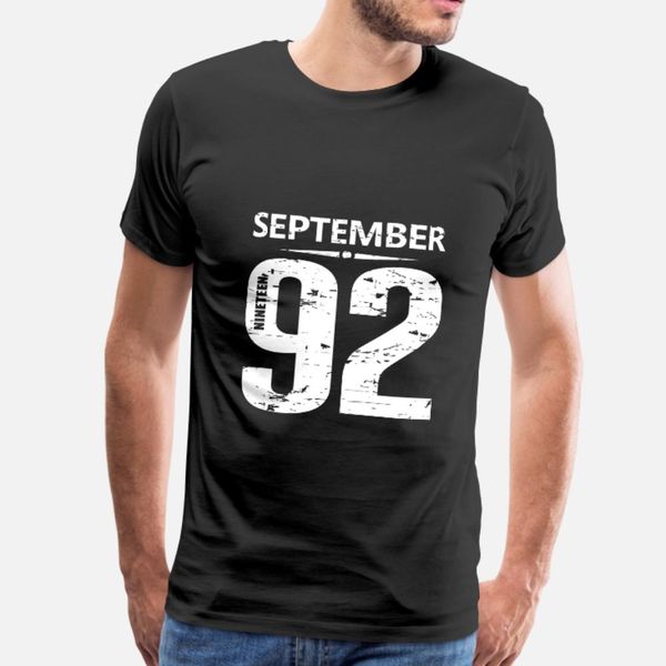 september 1992 number t shirt men customize tee shirt round collar clothes loose funny spring standard shirt
september 1992 number t shirt men customize tee shirt round collar clothes loose funny spring standard shirt