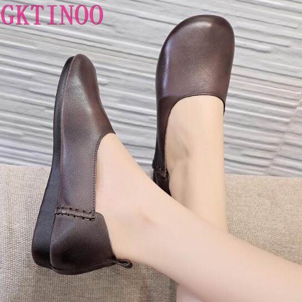 gktinoo women flats genuine leather handmade shoes woman loafers round toe autumn flat casual shoes comfortable soft sole, Black
gktinoo women flats genuine leather handmade shoes woman loafers round toe autumn flat casual shoes comfortable soft sole, Black