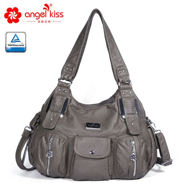 angelkiss women's soft washed pu leather hobo bags crossbody shoulder handbag handle satchel bag for ladies daily life
angelkiss women's soft washed pu leather hobo bags crossbody shoulder handbag handle satchel bag for ladies daily life