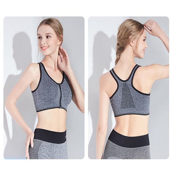gym clothing 100pcs front zipper sports bra seamlessly comfortable and -proof gathered without steel ring vest running fitness, White;black
gym clothing 100pcs front zipper sports bra seamlessly comfortable and -proof gathered without steel ring vest running fitness, White;black