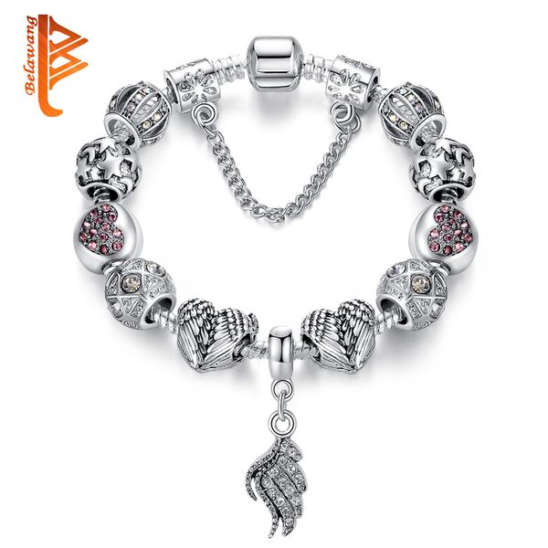 belawang summer style vintage wing feather dangle charm bracelet lovers' snake chain bracelet for women handmade jewelry, Red;blue
belawang summer style vintage wing feather dangle charm bracelet lovers' snake chain bracelet for women handmade jewelry, Red;blue
