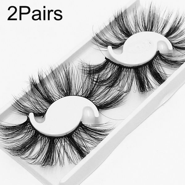 2 pair 25mm long thick lashes 5d mink hair false eyelashes dramatic wispy fluffy full strip lashes extension handmade eye makeup
2 pair 25mm long thick lashes 5d mink hair false eyelashes dramatic wispy fluffy full strip lashes extension handmade eye makeup