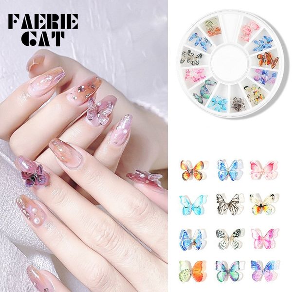 24pcs/box manicure 3d acrylic butterfly jewelry nail accessories three-dimensional mini nail art decoration in wheel, Silver;gold
24pcs/box manicure 3d acrylic butterfly jewelry nail accessories three-dimensional mini nail art decoration in wheel, Silver;gold