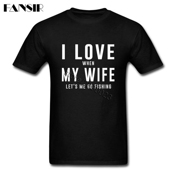 i love my wife when she lets me go fishinger men t shirt short sleeve crewneck cotton tee shirt
i love my wife when she lets me go fishinger men t shirt short sleeve crewneck cotton tee shirt