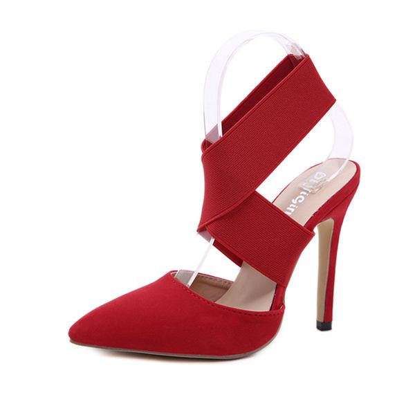 2020 sandals women summer new simple and comfortable elastic band pointed high-heeled 12cm feminino sapato autumn plus size 40, Black
2020 sandals women summer new simple and comfortable elastic band pointed high-heeled 12cm feminino sapato autumn plus size 40, Black