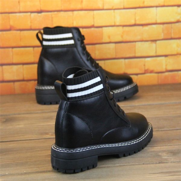 women boots high heels shoes round toe clogs platform winter footwear luxury designer lace up boots-women booties ladies, Black 
women boots high heels shoes round toe clogs platform winter footwear luxury designer lace up boots-women booties ladies, Black