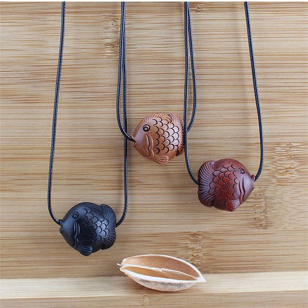ethnic wind fish ebony simple necklace female accessories clothes pendant male, Silver
ethnic wind fish ebony simple necklace female accessories clothes pendant male, Silver