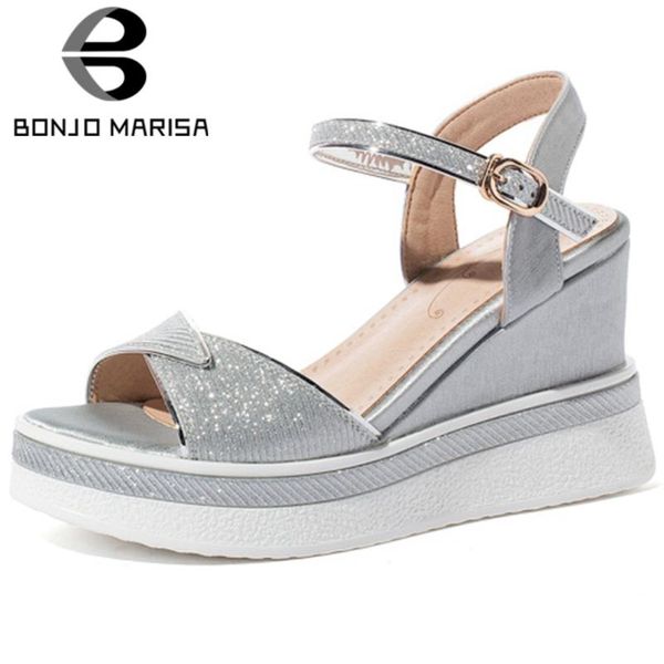 bonjomarisa new ladies sweet concise platform summer fashion shining rhinestone sandals women high wedges shoes woman, Black
bonjomarisa new ladies sweet concise platform summer fashion shining rhinestone sandals women high wedges shoes woman, Black