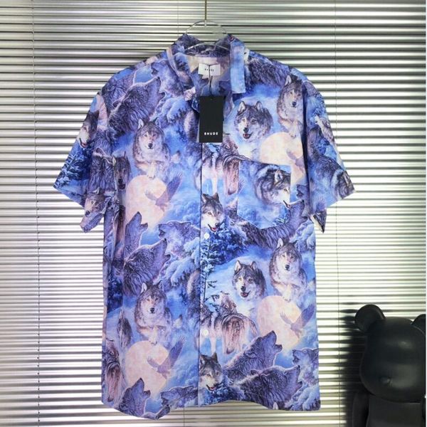 2020ss spring and summer new rhude outdoor snow wolf print men's casual short-sleeved lapel shirt t-shirt high quality, Black;brown
2020ss spring and summer new rhude outdoor snow wolf print men's casual short-sleeved lapel shirt t-shirt high quality, Black;brown