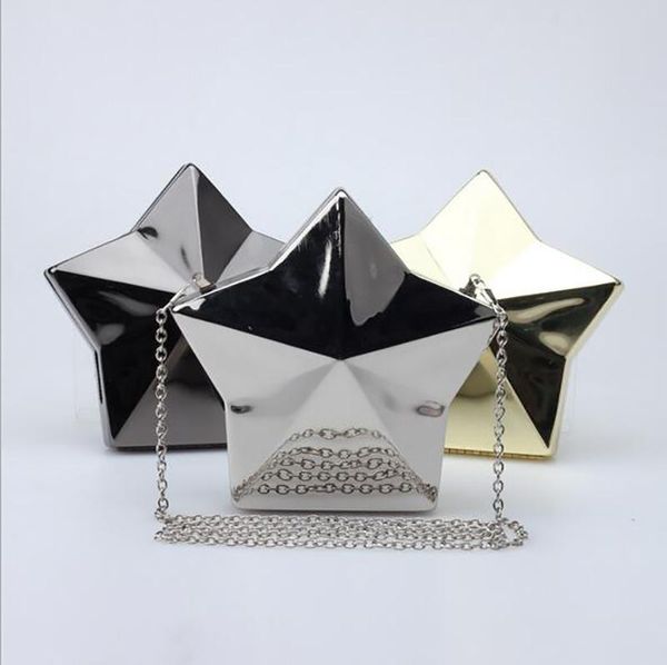 designer-new fashion women shinning handbags mini cool shoulder bags ladies diamond alloy day clutch bags five star shape metal purse - wjx
designer-new fashion women shinning handbags mini cool shoulder bags ladies diamond alloy day clutch bags five star shape metal purse - wjx