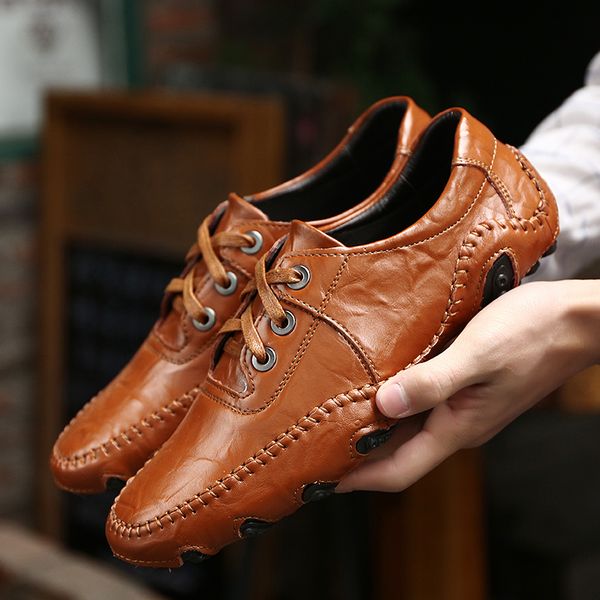 2020 men's casual shoes fashion soft leather loafers british style driving shoes men comfortable business peas loafers hc-255, Black
2020 men's casual shoes fashion soft leather loafers british style driving shoes men comfortable business peas loafers hc-255, Black
