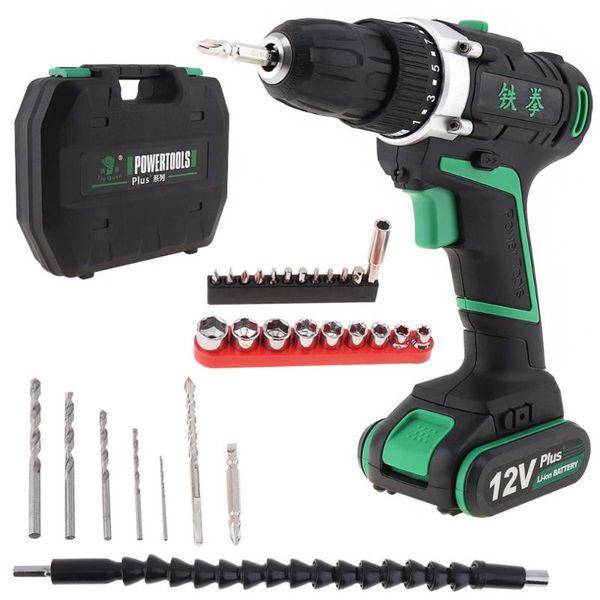 100 - 240v cordless 12v electric drill / screwdriver with switch and plastic box 29pcs set for handling screws / punching
100 - 240v cordless 12v electric drill / screwdriver with switch and plastic box 29pcs set for handling screws / punching