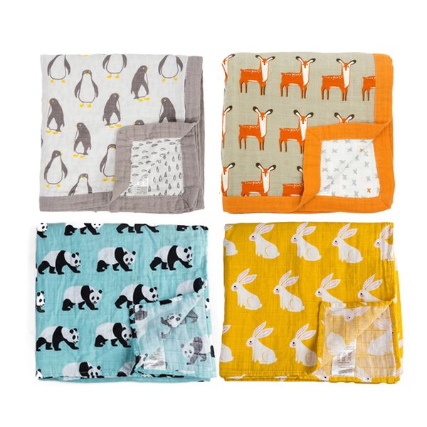 1pc 100% cotton cartoon print muslin baby blankets bedding infant swaddle towel for newborns swaddle blanket stroller cover
1pc 100% cotton cartoon print muslin baby blankets bedding infant swaddle towel for newborns swaddle blanket stroller cover