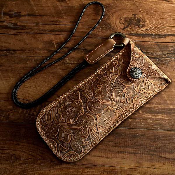 new genuine leather hanging neck sun glasses spectacle case men women box frames sunglasses button bags lanyard eyewear cover, Silver
new genuine leather hanging neck sun glasses spectacle case men women box frames sunglasses button bags lanyard eyewear cover, Silver