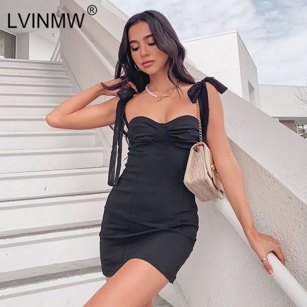 lvinmw lace up bow spaghetti strap ruched bodycon dress fashion 2020 summer women sleeveless slash neck party mini dresses, Black;gray
lvinmw lace up bow spaghetti strap ruched bodycon dress fashion 2020 summer women sleeveless slash neck party mini dresses, Black;gray