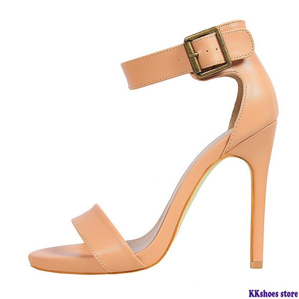 2020 women classic 11cm high heels fetish soft leather sandals female gladiator summer shoes lady nude pumps, Black
2020 women classic 11cm high heels fetish soft leather sandals female gladiator summer shoes lady nude pumps, Black