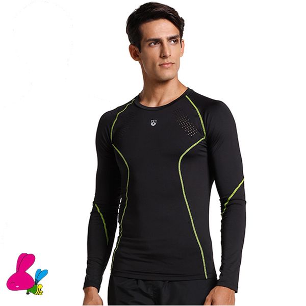 running jerseys men shirt sports sportswear fitness reflective exercise gym compression tights long sleeve order, Black;blue
running jerseys men shirt sports sportswear fitness reflective exercise gym compression tights long sleeve order, Black;blue