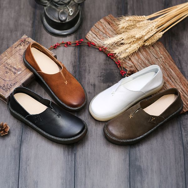 2020 women shoes white genuine leather shoes for women loafers soft mocassin femme oxford slip on casual leather flat shoe, Black
2020 women shoes white genuine leather shoes for women loafers soft mocassin femme oxford slip on casual leather flat shoe, Black