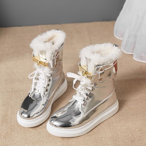 silver snow boots women fur one 2020 new fashion sponge cake booties slip-proof waterproof plus velvet warm boots, Black
silver snow boots women fur one 2020 new fashion sponge cake booties slip-proof waterproof plus velvet warm boots, Black