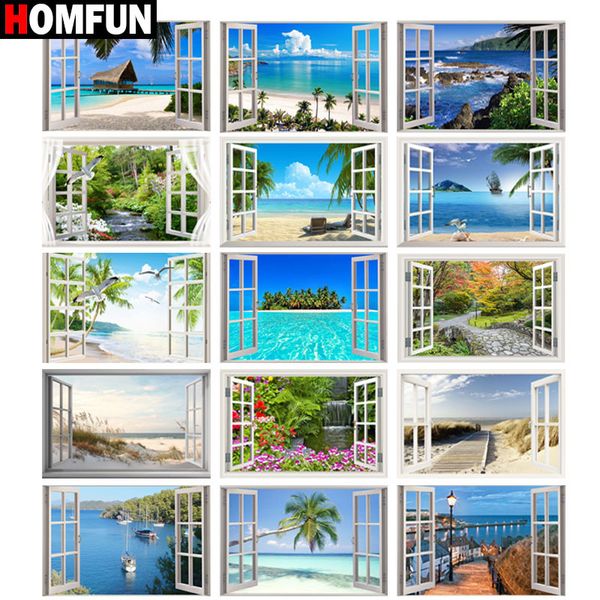 homfun 5d алмазная картина полный площади / круглая «окно морского пейзажа» картина rhinestone diy алмаз вышивка home decor
homfun 5d алмазная картина полный площади / круглая «окно морского пейзажа» картина rhinestone diy алмаз вышивка home decor